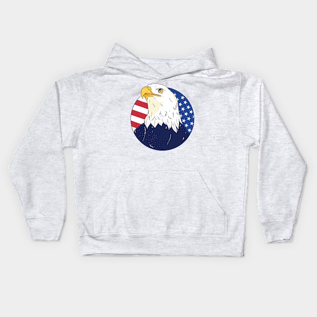 AMERICAN EAGLE Kids Hoodie by TomCage